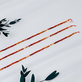 Бусины для украшений из Сердолика, Артикул: 117018 - изображение товара №1