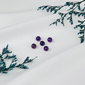 Бусины для украшений из Аметиста (5 шт), Артикул: 116469 - изображение товара №1