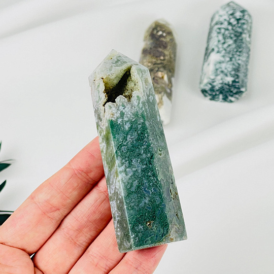 Кристалл из Мохового агата, Артикул: 088768 - изображение товара №2