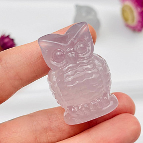 Фигурка резная "Сова" из Флюорита, Артикул: 109077 - изображение товара №2