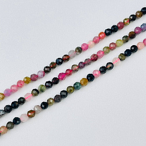 Бусины для рукоделия из Турмалина огранка