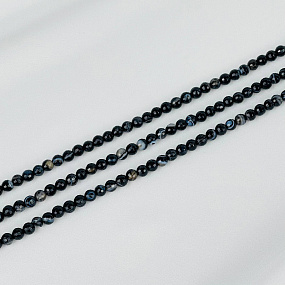 Бусины для украшений из полосатого Агата (78 бусин)