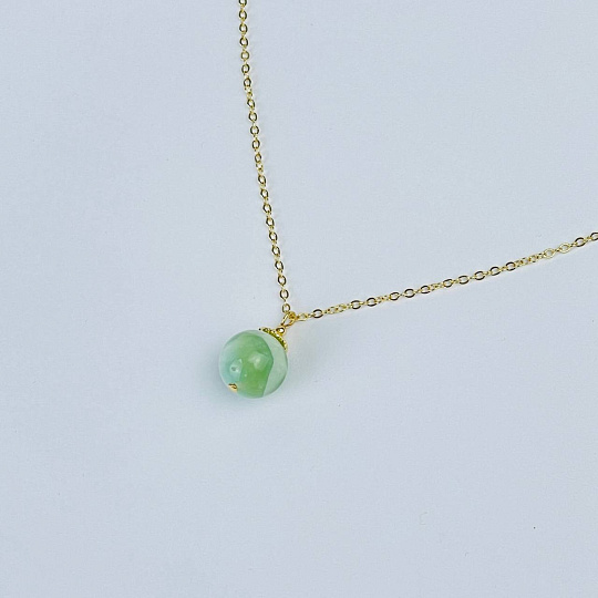 Кулон на цепочке из Ангелита, Артикул: 118415 - изображение товара №2