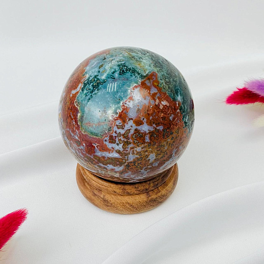 Шар из океанической Яшмы, Артикул: 082593 - изображение товара №1