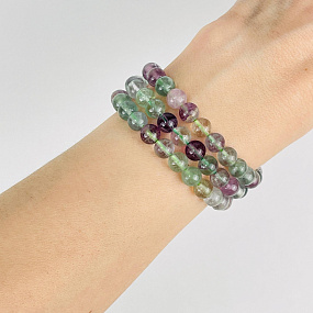 Бусины для украшений из Флюорита (60 бусин), Артикул: 052332 - изображение товара №2