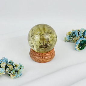 Шар из Цитрина на подставке, Артикул: 117490 - изображение товара №1