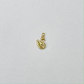 Подвеска "Лебедь" (1 шт), Артикул: 111208 - изображение товара №2