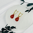 Серьги из Сердолика
