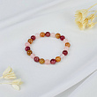 Браслет из Солнечного камня, Клубничного и Розового кварца