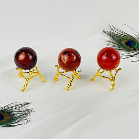 Шар из Сердолика на подставке, Артикул: 116911 - изображение товара №1