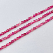 Бусины для рукоделия из Турмалина розового