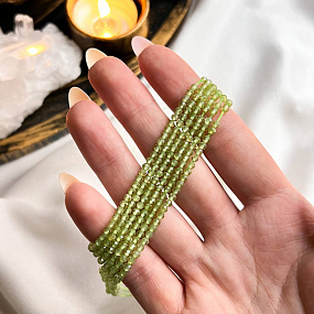 Бусины для украшений из Хризолита огранка