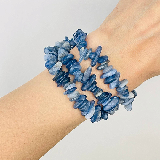 Бусины для украшений из Кианита крошка, Артикул: 116261 - изображение товара №2