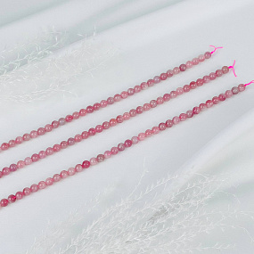 Бусины для украшений из мадагаскаоского Розового кварца, Артикул: 084867 - изображение товара №3