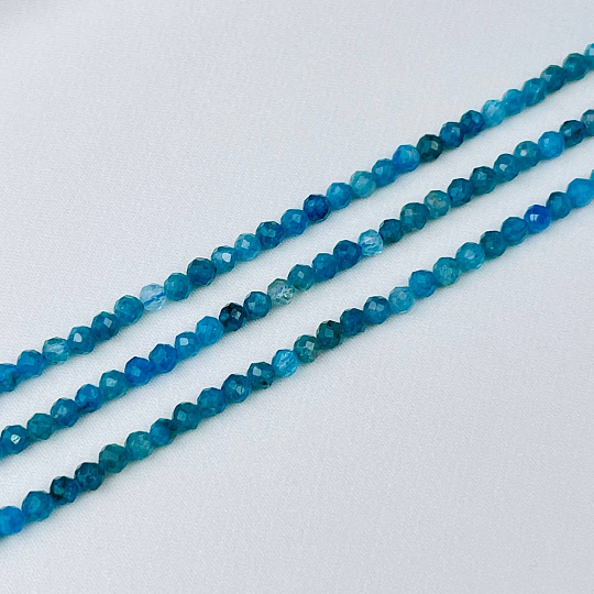 Бусины для украшений из Апатита огранка, Артикул: 085522 - изображение товара №1