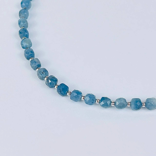 Колье из Аквамарина (градиент), Артикул: 119644 - изображение товара №2