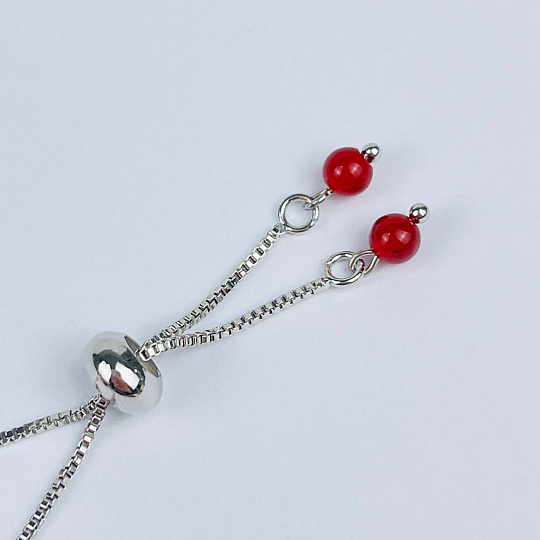 Браслет регулируемый с Сердоликом, Артикул: 117854 - изображение товара №3