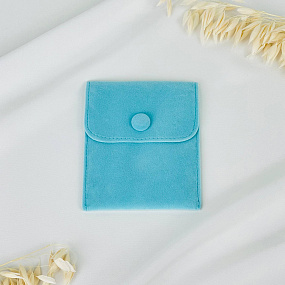 Мешочек: Бархат бирюзовый 1 шт., Артикул: 116511 - изображение товара №1