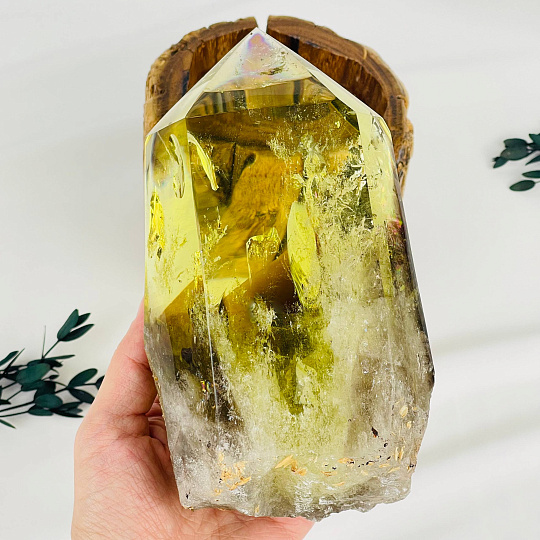 Кристалл из Цитрина на подставке, Артикул: 113380 - изображение товара №2