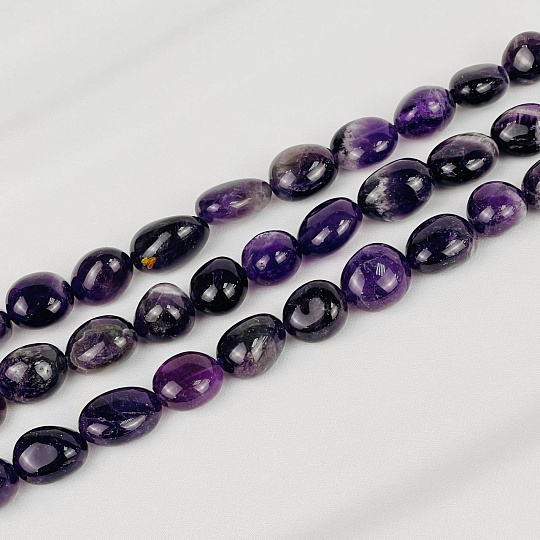 Бусины для украшений из Аметиста (галтовка), Артикул: 116711 - изображение товара №1