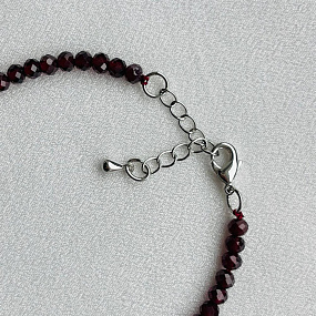 Браслет из Граната (Пироп), Артикул: 087631 - изображение товара №3