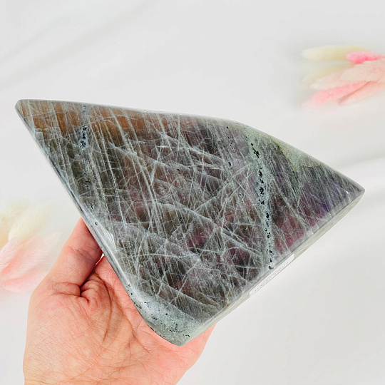 Срез (экран) из камня Лабрадор полированный, Артикул: 098668 - изображение товара №3