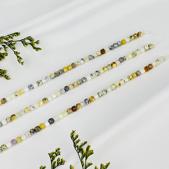 Бусины для украшений из древесного Опала (65 бусин), Артикул: 116742 - изображение товара №3