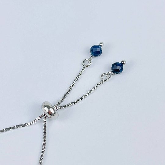 Браслет регулируемый с камнем Содалит, Артикул: 082794 - изображение товара №3