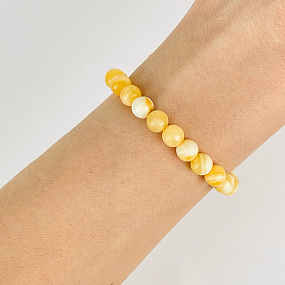 Браслет из желтого Кальцита