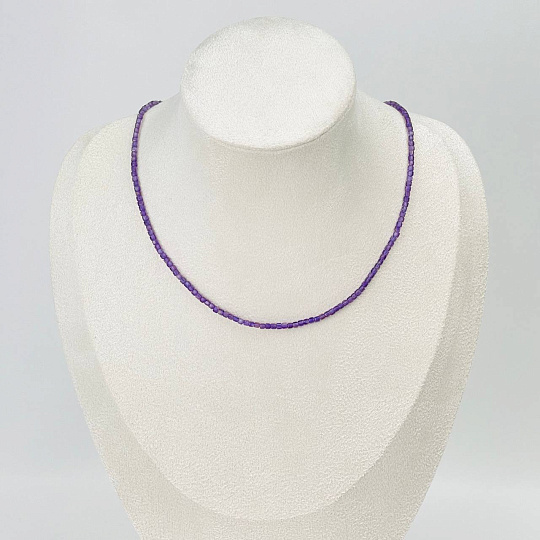 Колье из Аметиста (градиент), Артикул: 114652 - изображение товара №1