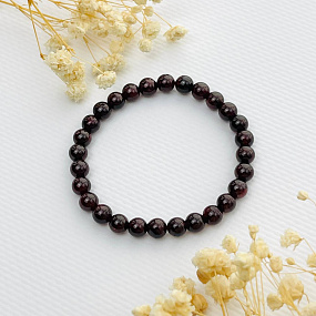 Браслет из Граната (Пироп), Артикул: 103757 - изображение товара №1