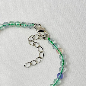 Браслет из Флюорита огранка, Артикул: 089006 - изображение товара №4