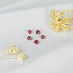 Бусины для украшений из мадагаскарского Розового кварца (10 шт), Артикул: 090309 - изображение товара №1