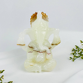 Статуэтка Ганеша из Оникса, Артикул: 118013 - изображение товара №2