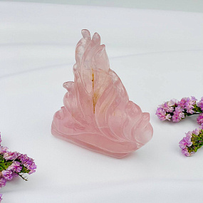 Лиса "Кицунэ" из Розового кварца, Артикул: 088040 - изображение товара №3