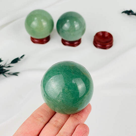 Шар из Кварца зеленого (Бразилия), Артикул: 080433 - изображение товара №2