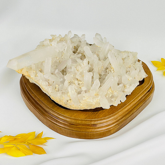 Друза Горного Хрусталя на подставке, Артикул: 117714 - изображение товара №2