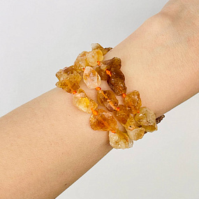 Бусины для украшений из необработанного Цитрина, Артикул: 098944 - изображение товара №2