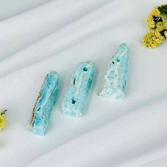 Кристалл из голубого Арагонита (Кальцит), Артикул: 116535 - изображение товара №3