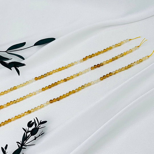 Бусины для украшений из Цитрина (96 бусин), Артикул: 116407 - изображение товара №1