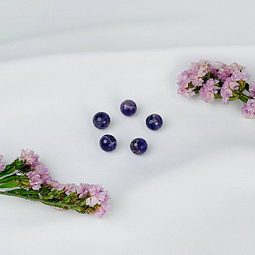 Бусины для украшений из Аметиста (5 шт)