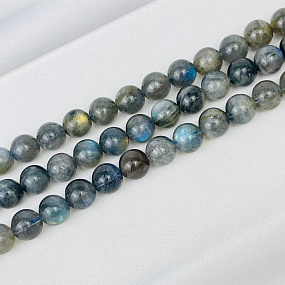 Бусины для украшений из Лабрадора (40 бусин)