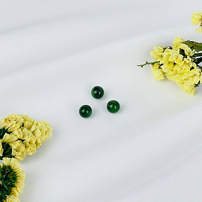 Бусины для украшений из Нефрита (3 шт), Артикул: 117508 - изображение товара №1