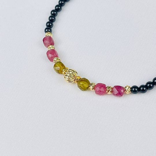 Браслет из Турмалина, Артикул: 116625 - изображение товара №3