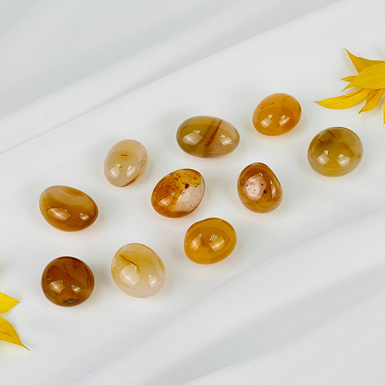 Галтовка из Агата (10 шт), Артикул: 118098 - изображение товара №1