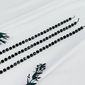 Бусины для украшений из полосатого Агата (42 бусины), Артикул: 116736 - изображение товара №3