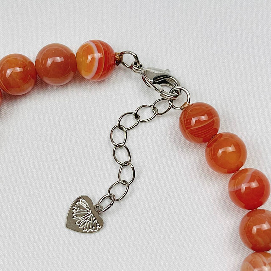 Браслет из Сардоникса, Артикул: 086746 - изображение товара №4