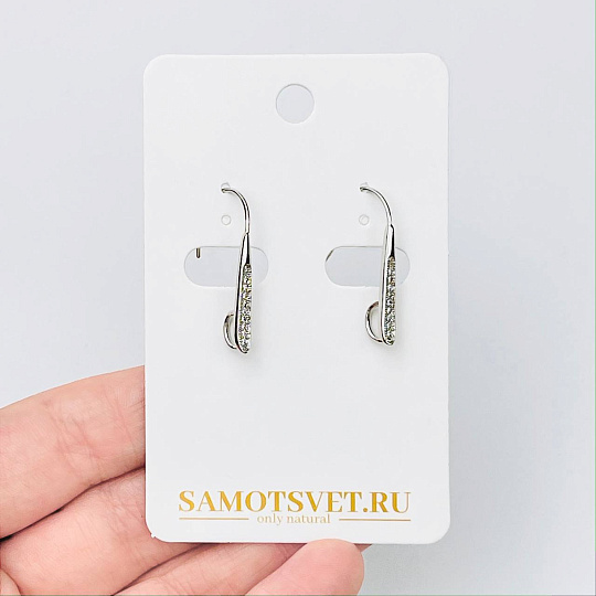 Швензы для сережек "Крючок", Артикул: 057319 - изображение товара №1