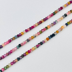 Бусины для украшений из Турмалина микс огранка