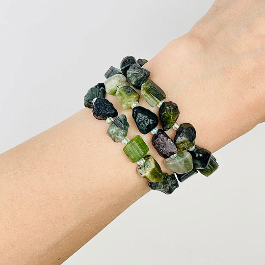 Бусины для украшений из необработанного Турмалина, Артикул: 116276 - изображение товара №2